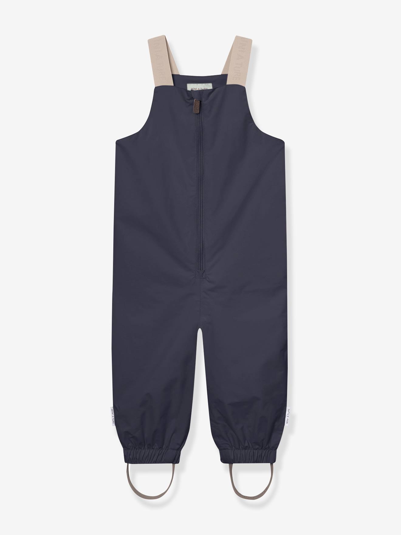 Waterproof dungarees for babies MATWALENTAYA MINI A TURE  deep blue