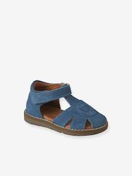 Leather Sandals with Hook-&-Loop Fastenings, for Babies