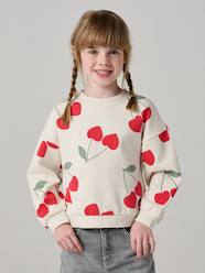 Girls-Sweatshirt with Fancy Motifs for Girls