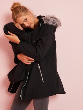 3-in-1 Adaptable Maternity Post-Maternity Parka dark