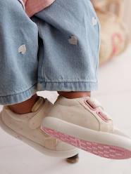 -Touch-Fastening Trainers in Canvas for Baby Girls