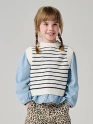 -Sleeveless Jumper for Girls