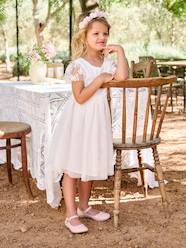 Girls-Girl's lace and tulle dress