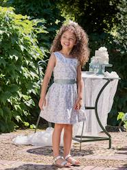 Girls-Occasion Wear Dress with Floral Print, for Girls