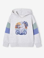 Boys-Cardigans, Jumpers & Sweatshirts-Sweatshirts & Hoodies-Hooded printed sweatshirt