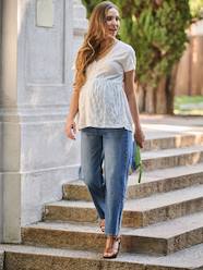 English embroidery nursing blouse