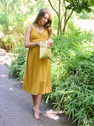 -Nursing clothes long dress