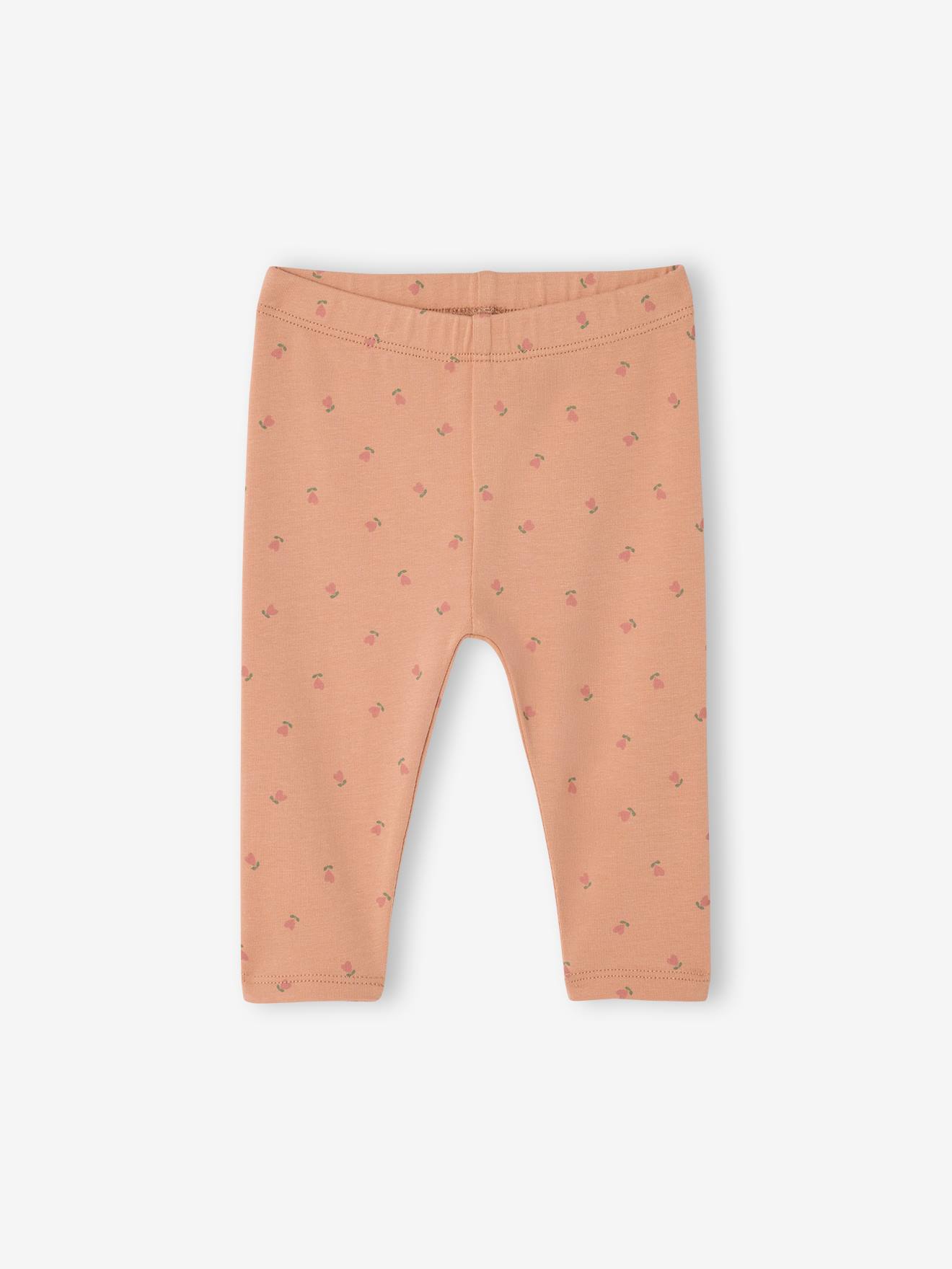 Baby Girl 3-Pack Solid Color Pants - Cotton Casual Leggings For Infants 3-24 Months