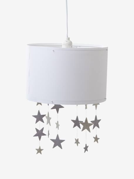 Stars Hanging Lampshade White / stars 