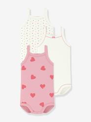 Pack of 3 cotton baby bodysuit vests