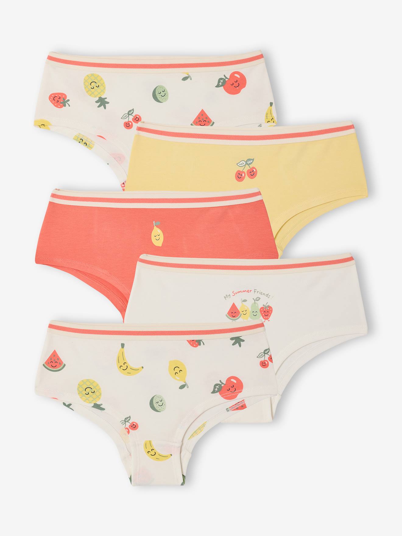 Petit Bateau Meisjes Slipjes 5-Pack - Comfortabel En Duurzaam Ondergoed