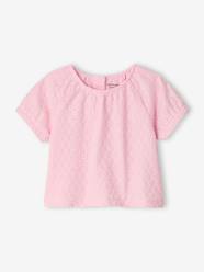 -Embroidered short-sleeved T-shirt