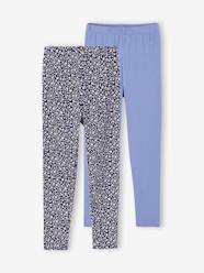 Girls-Leggings-Pack of 2 Basics Leggings for Girls