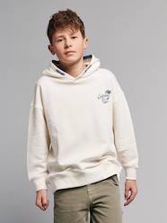 -Hooded sweatshirt for boys with oversized back print