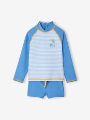 Boys-Long-sleeved set with UV protective shorts