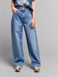Girls-Jeans-Wide leg jeans with star rivets
