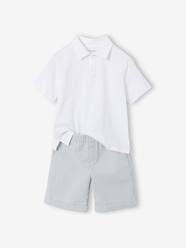 -Boy's polo shirt and shorts set