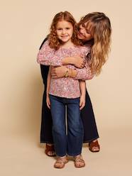 Girl's blouse with frill sleeves