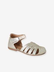 -Girls' strap ballerinas