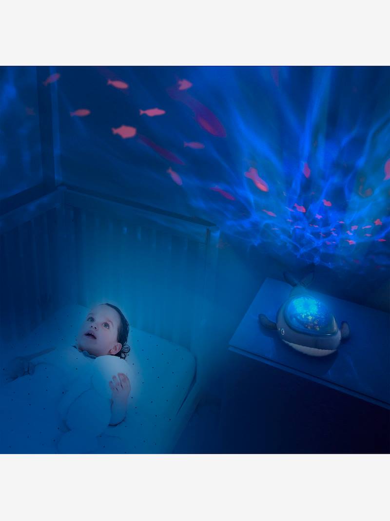 Aquadream Dynamic Whale Projector, by PABOBO blue, Bedding & Decor