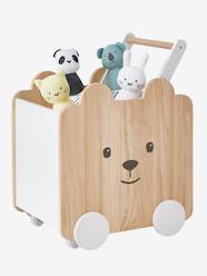 Bedroom Furniture & Storage-Storage-Storage Chests-Box on Casters, Bear