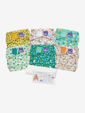 Pack of Miosolo Reusable Nappies BAMBINO MIO dark two color multicol