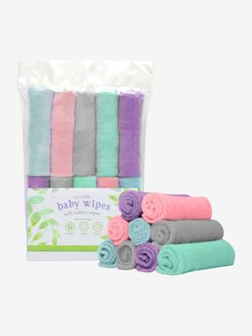 Reusable Wipes x10 BAMBINO MIO light print