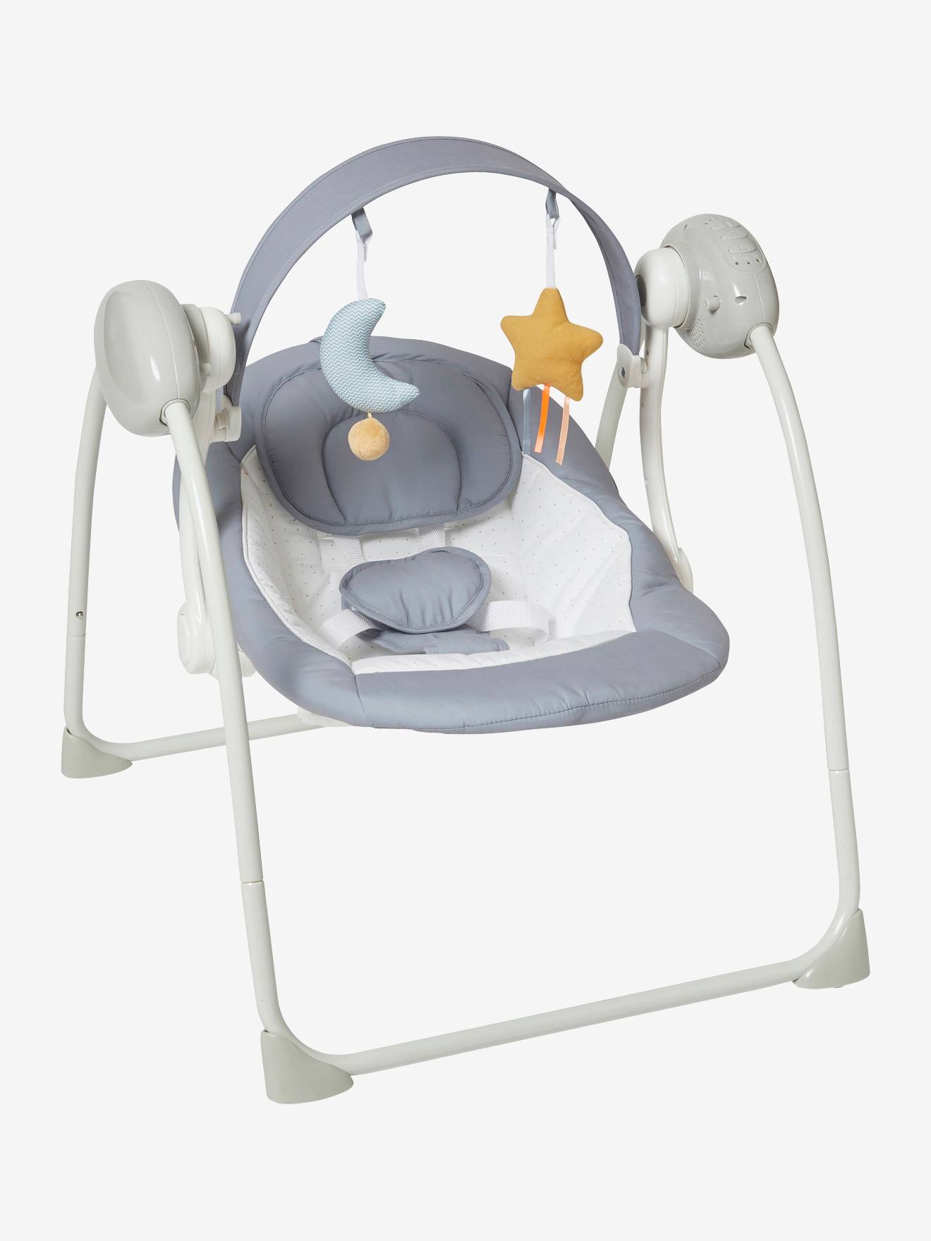 Foldable Baby Swing with Activity Arch
