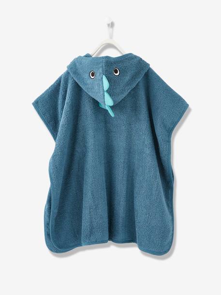 Bath Poncho For Children Dino Blue Bedding Decor Vertbaudet