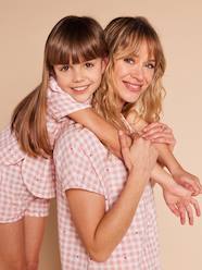 Girls-Nightwear-Girls' organic cotton 2-piece pyjamas
