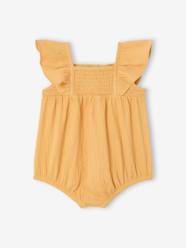 -Baby girl sleepsuit in organic cotton