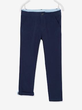 Cotton Linen Chino Trousers