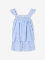 Girls-Girls' cotton braces pyjama shorts
