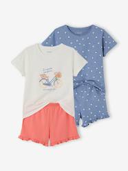 -Pack of 2 cotton playsuits