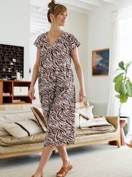 -Long nursing dress