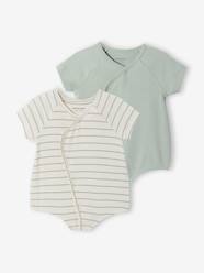 Baby-Pyjamas-Pack of 2 customisable baby playsuits