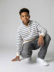 Boys-Cardigans, Jumpers & Sweatshirts-Sweatshirts & Hoodies-Boy's zipped high neck sweatshirt