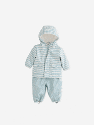 Rain coat and trousers set for baby boys