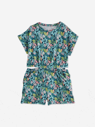 -Girl's jersey playsuit