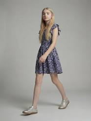 Girls-Smocked print dress
