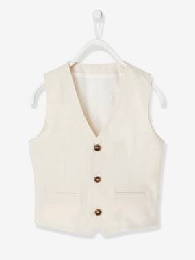 Occasion Wear Cotton Linen Waistcoat