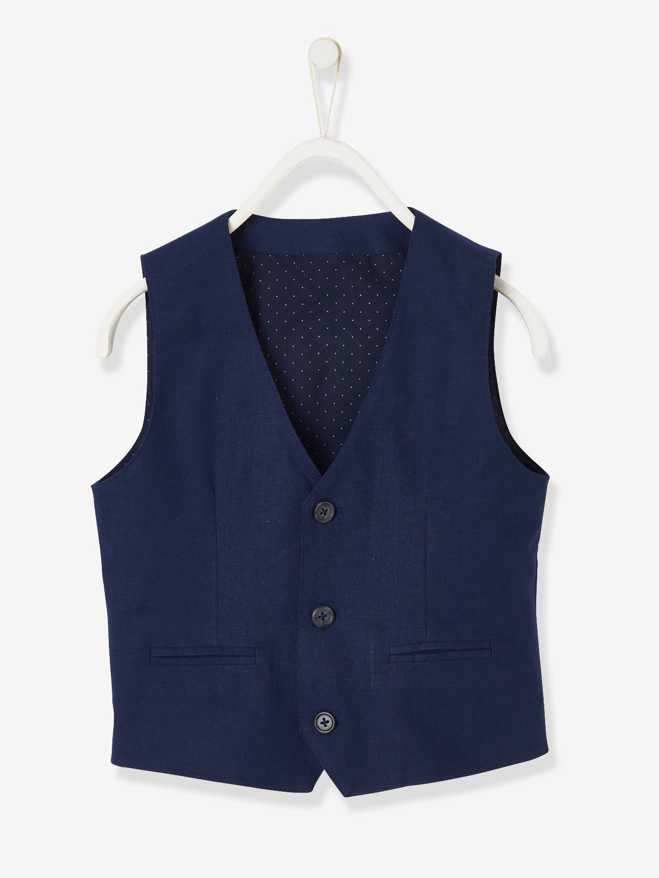 Occasion Wear Cotton Linen Waistcoat