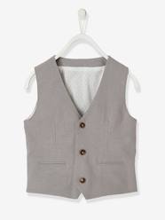 Boys-Coats & Jackets-Jackets-Occasion Wear Cotton/Linen Waistcoat for Boys