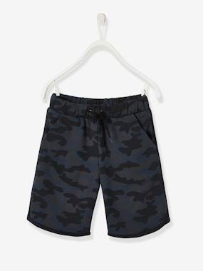 Bermuda Jogger with Camouflage Motif