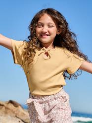 Girls-Girl's fancy bow t-shirt