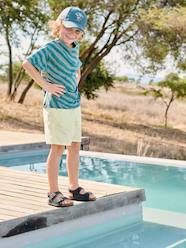 -Elasticated bermuda shorts for boys