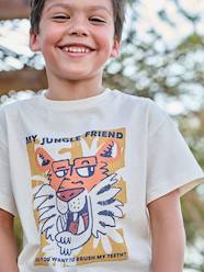 -Short-Sleeved Animal T-Shirt for Boys