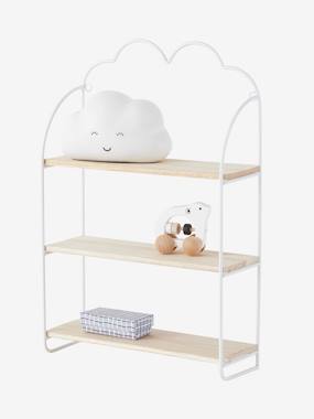 3-Level Bookcase Cloud wood