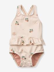 Baby-Printed frilled swimsuit