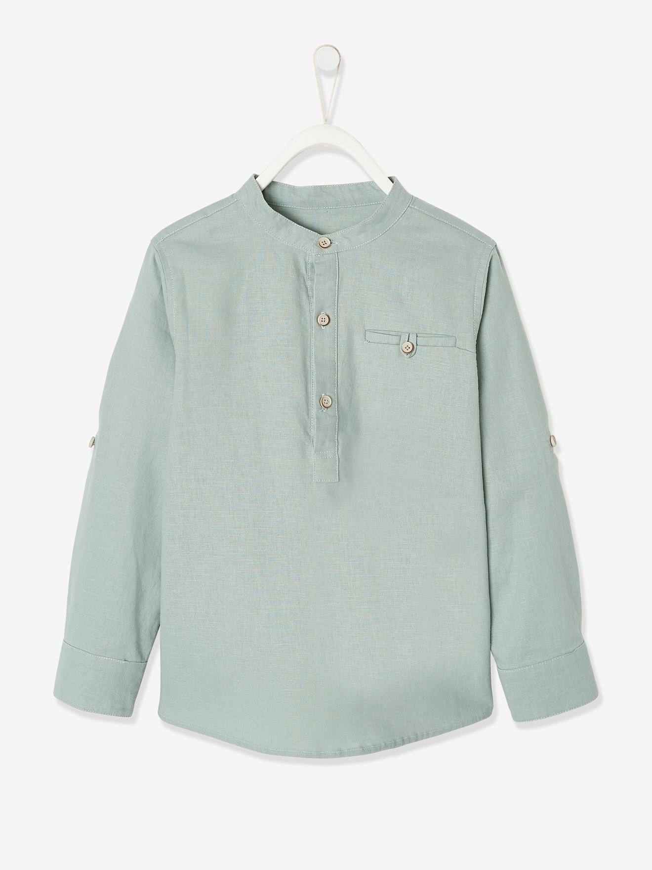 Shirt in Linen Cotton